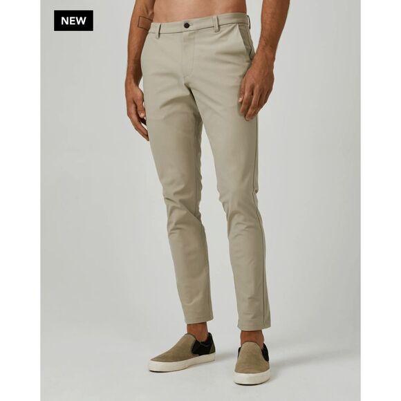 7Diamonds NWT Infinity™ Chino Pant in Khaki, Size 34 x 32, MSRP $125 - Picture 1 of 11